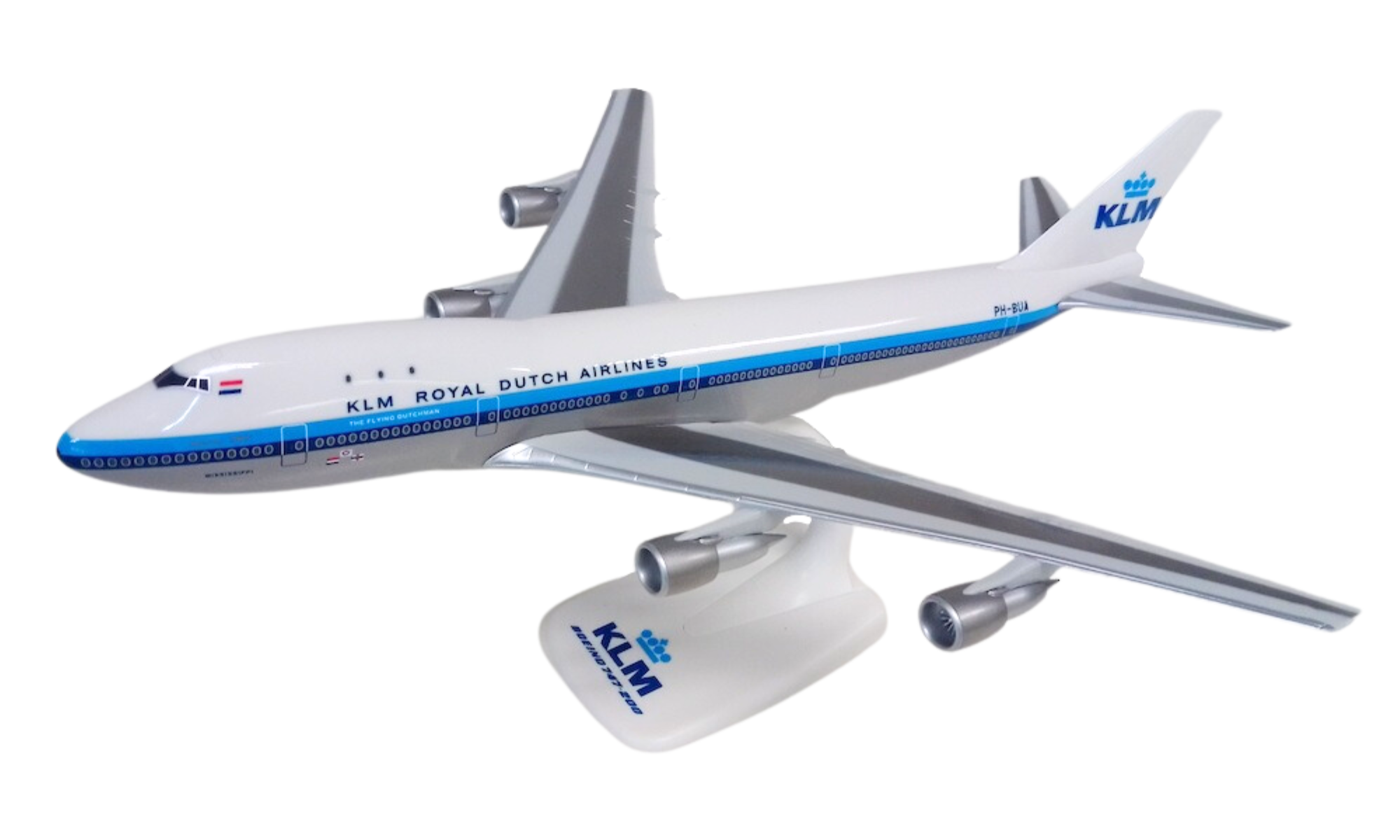 KLM Boeing B747-200SUD 1st Livery PH-BUA Model